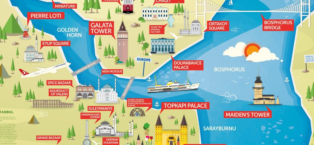 Mapa de Estambul